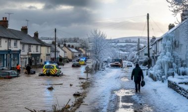 UK Faces Snow and Ice Risk After Severe Flooding from Storm Claudia