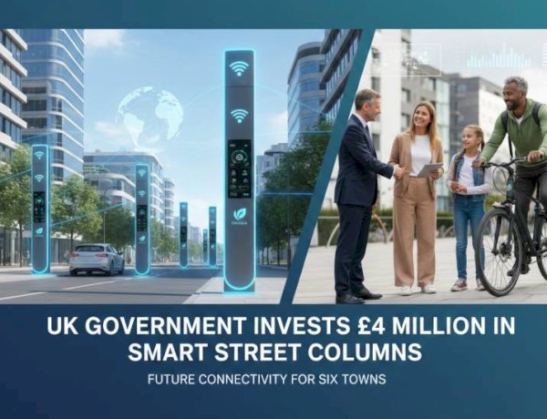 UK Government Invests £4 Million in Smart Multi-Purpose Street Columns Across Six Towns