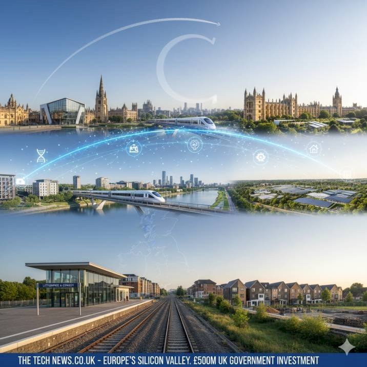 £500 Million Investment Fuels Growth of Oxford-Cambridge “Silicon Valley”
