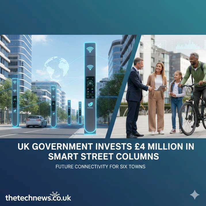 UK Government Invests £4 Million in Smart Multi-Purpose Street Columns Across Six Towns