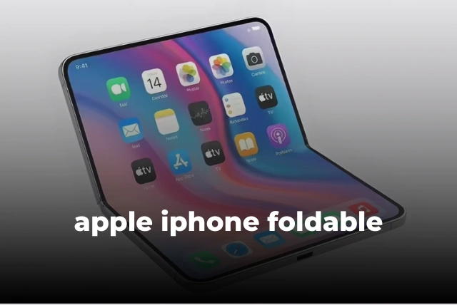 Apple iPhone foldable concept showing a smartphone that opens into a tablet