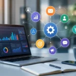 Marketing Automation Software dashboard helping businesses automate marketing campaigns and lead nurturing